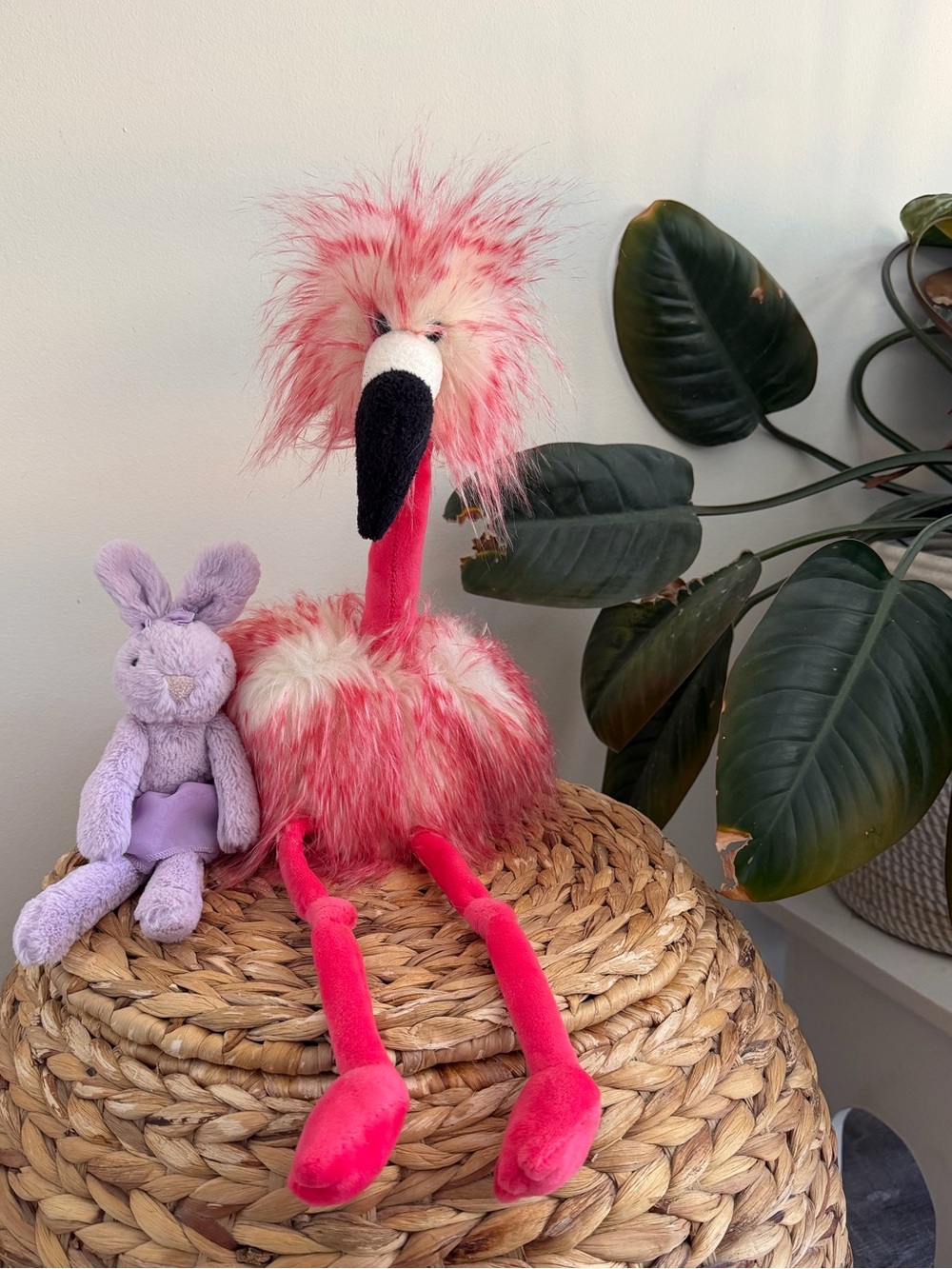 Jellycat X-Large Luxe Flora the Flamingo Bird Toy